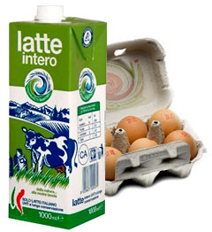 Latte uova