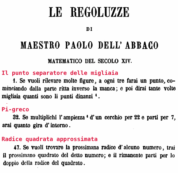 Regoluzze di Paolo Dagomari