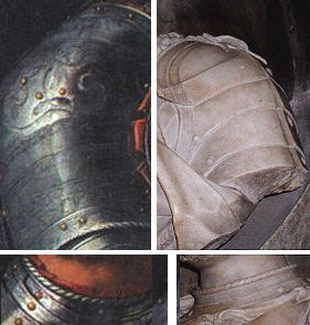 Details of the Monument to Lello Frangipane by Alessandro Algardi and of the portrait of 
Cosimo de' Medici by Angelo Bronzino in Palazzo Vecchio