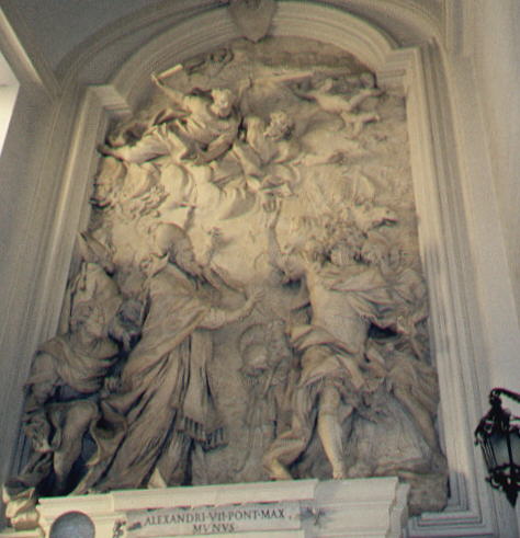 St Leo arresting the progress of Attila in Oratorio dei Filippini