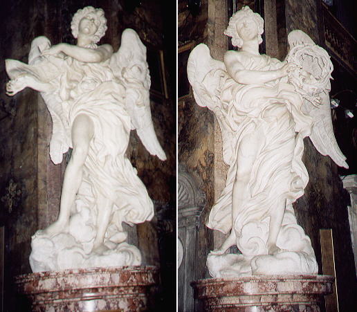 Angels in S. Andrea delle Fratte