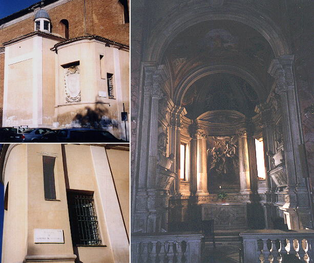 Cappella Raimondi: seen from the exterior and overall view