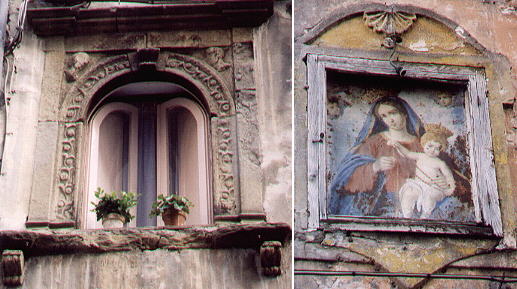 A window and a sacred image