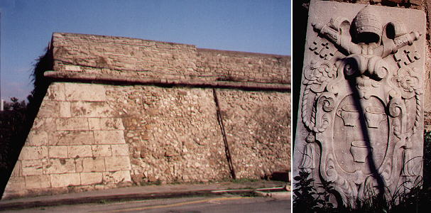 Walls and coat of arms of Innocentius XI