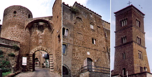 Porta Vecchia, Palazzo Vescovile and the bell tower of the Cathedral