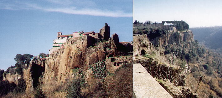 Views of and from Castel Sant 'Elia