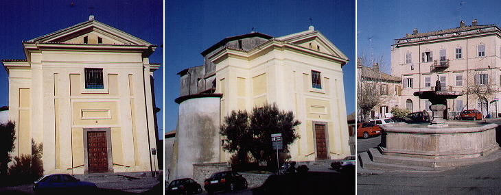 S. Maria Assunta and a fountain once near Monastero di S. Bonaventura