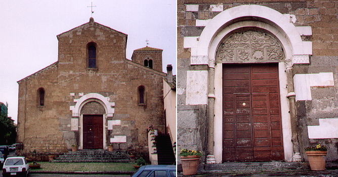 S. Francesco; detail of the portal