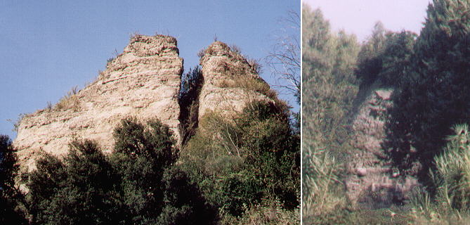 Tombs at la Celsa and Grottarossa
