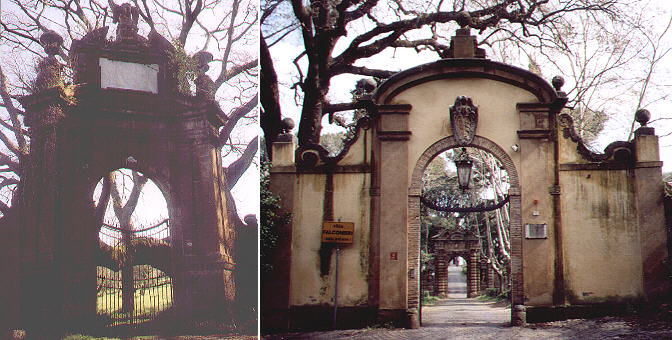 Gates of Villa Falconieri