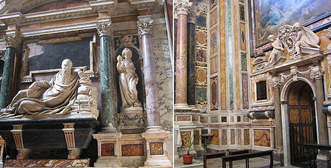 Cappella Aldobrandini in S. Maria sopra Minerva and Cappella Rucellai in S. Andrea della Valle