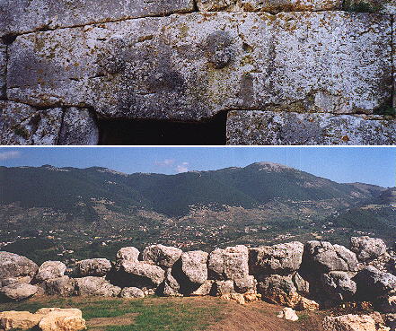 Porta Minore and view from the Acropolis