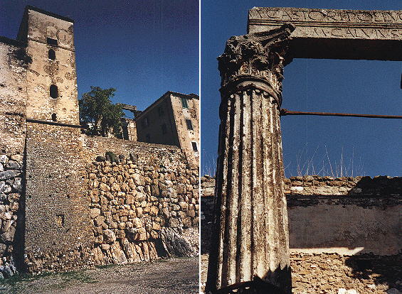 Pozzo Dorico and Tempio di Castore e Polluce