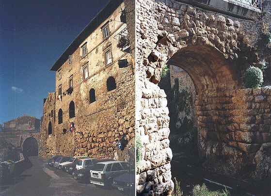 Porta Ninfina and Ponte della Catena