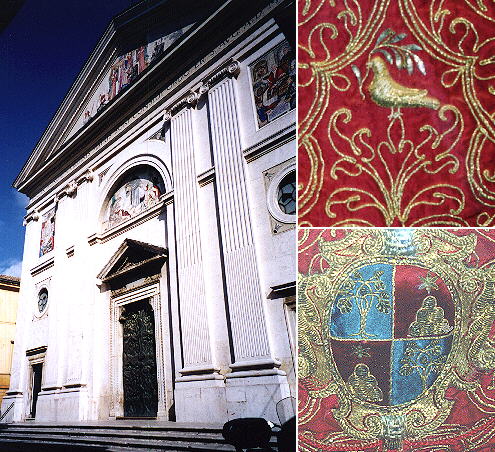 S. Maria del Buon Consiglio and embroidered chasuble