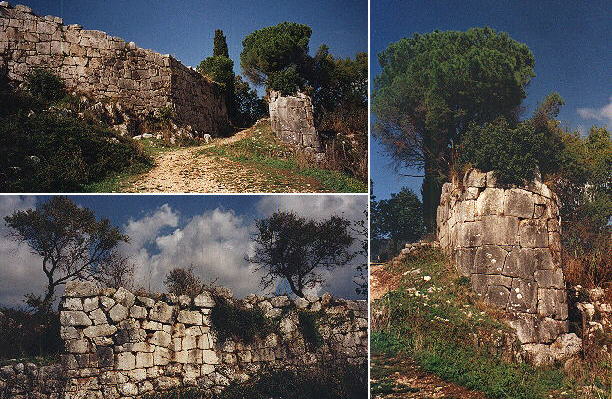 Main gate of Norba and walls of the Acropolis