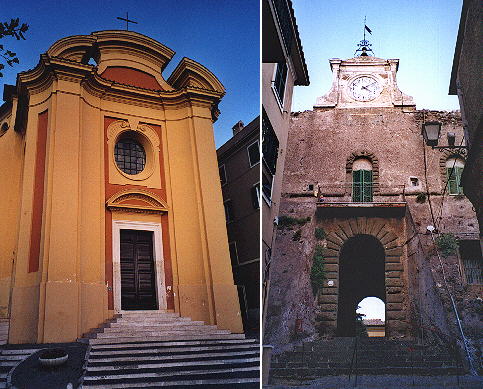 Main church and Palazzo Colonna