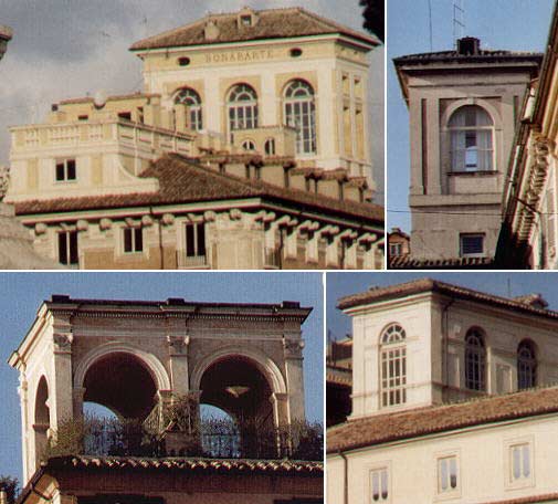 Loggias of Palazzo d'Aste, Palazzo Ruspoli, Palazzo Ferraioli and Palazzo Chigi