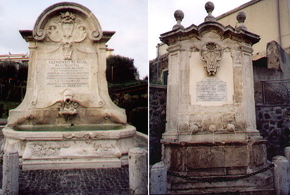 XVIIIth century fountains