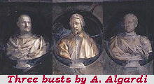 Three busts by Alessandro Algardi