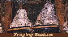 Statues in the act of praying