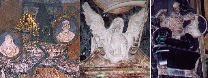 Tombs in S. Francesco a Ripa, S. Pietro in Vincoli and S.Maria in Monterone