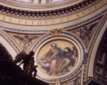 S. Pietro: detail of the dome