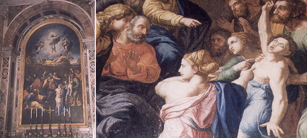 S. Pietro - Mosaic reproduction of Raphael's Transfiguration