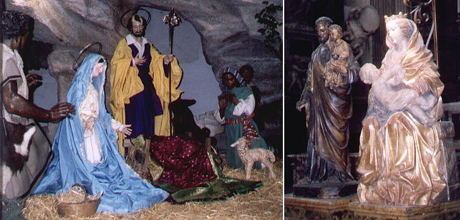 In S. Maria in Aracoeli and in S. Giovanni dei Fiorentini