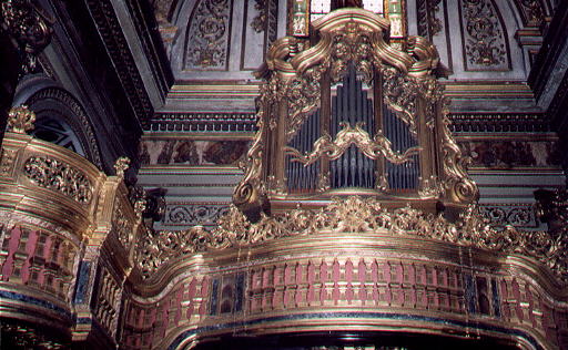 Organ and cantoria in S. Antonio dei Portoghesi