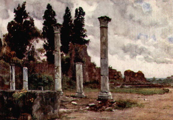 Alberto Pisa - Ruins in the Orti Farnesiani