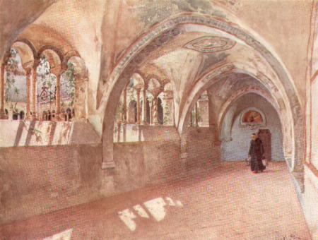 S. Scolastica - Inner cloister