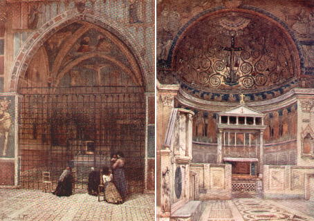 Cappella del Paradiso and apse in S. Clemente