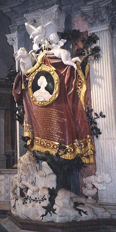 Monument to Flaminia Odescalchi Chigi in S. Maria del Popolo by Paolo Posi