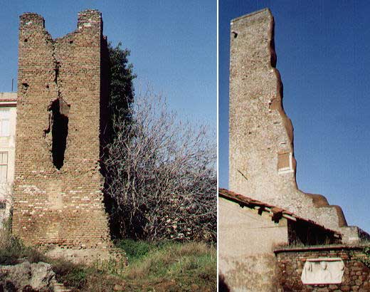 A tower near Acquedotto Alessandrino and Tor Tre Teste