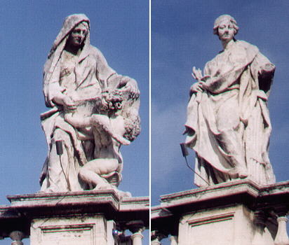 Santa Cecilia and Santa Francesca Romana