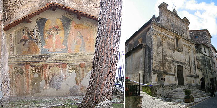 Paintings of a ruined church; S. Giuseppe