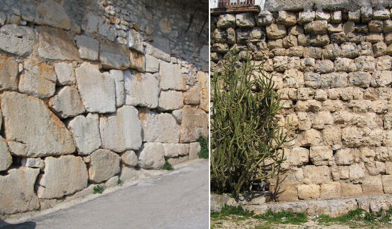Ancient polygonal and Roman walls