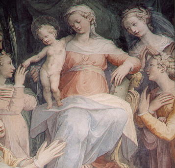 Madonna and four saints
