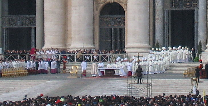 Mass in suffrage of John Paul II