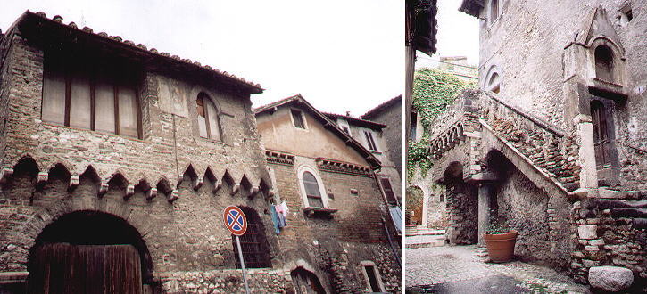 Medieval buildings near Porta del Colle