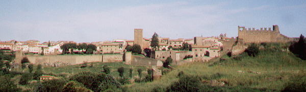 View of Tuscania from S. Pietro