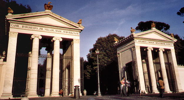 The New Entrance to Villa Borghese