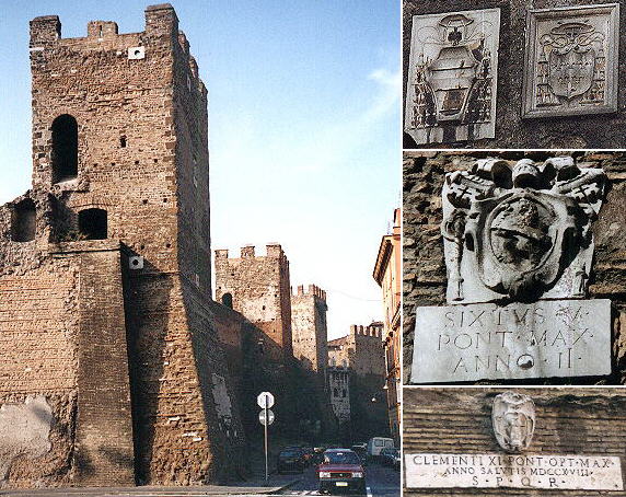 The walls between Porta S. Lorenzo and Porta Maggiore