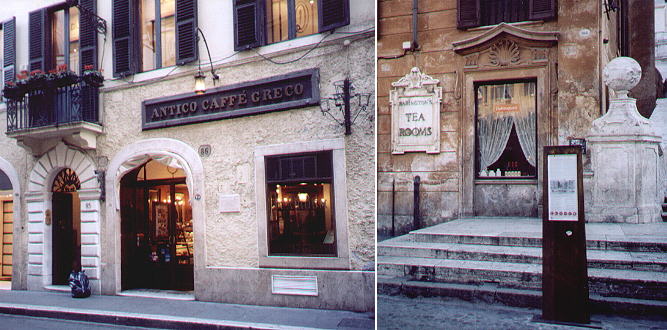 Caff Greco and Babington's Tea Rooms