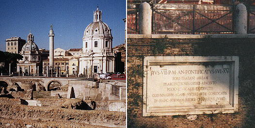 Pius VII's excavations