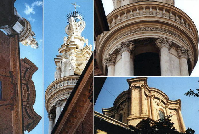 Borromini' dome and campanile
