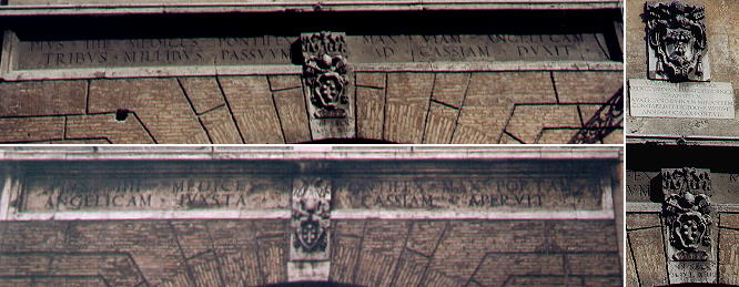 The inscriptions