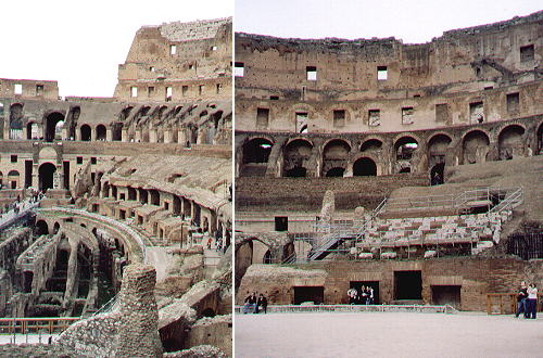 Interior of the Colosseum