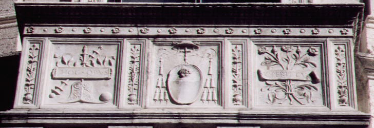 Detail of the balcony